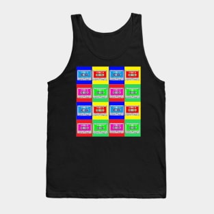 cassettes tapes pop art Tank Top